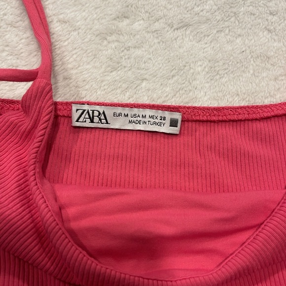 Hot Pink Crop Top - Picture 2 of 4